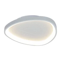 LED-Deckenleuchte Argesa Ø 60,5 cm, weiß, CCT, Fernbedienung