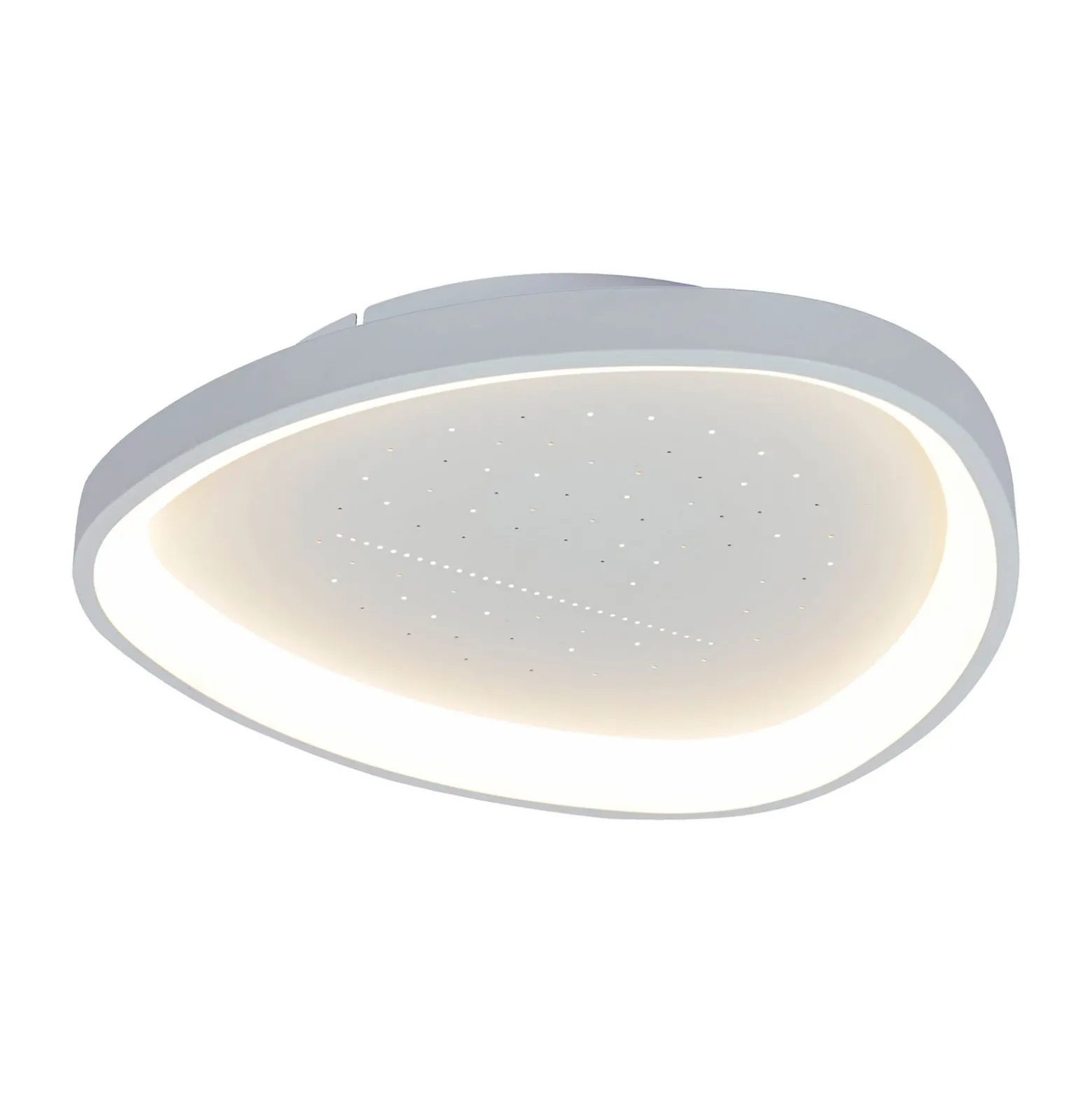 LED-Deckenleuchte Argesa Ø 60,5 cm, weiß, CCT, Fernbedienung