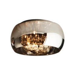 LED-Deckenleuchte Argos mit Kristallen, Ø 40 cm