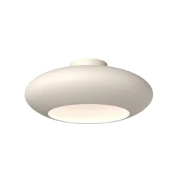 LED-Deckenleuchte Aros, weiß, Ø 40 cm, Metall, 3.000 K