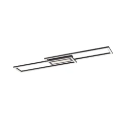 LED-Deckenleuchte Asmin, CCT, schwarz, 95x17,5cm