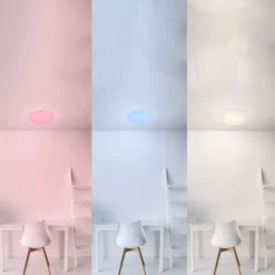 LED-Deckenleuchte Atreju I, RGBW, dimmbar, Ø 29 cm