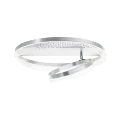 LED-Deckenleuchte Aurora, aluminium, Ø 61 cm, Aluminium, CCT