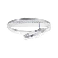 LED-Deckenleuchte Aurora, aluminium, Ø 61 cm, Aluminium, CCT
