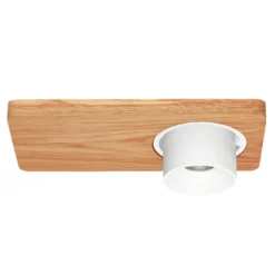 LED-Deckenleuchte Beebo S, Eiche hell