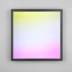 LED-Deckenleuchte Beta, Länge 44 cm, schwarz, RGBW, CTT