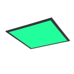 LED-Deckenleuchte Beta, Länge 44 cm, schwarz, RGBW, CTT