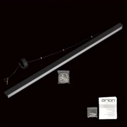 LED-Deckenleuchte Bounce, schwarz, Länge 113 cm, CCT, Alu