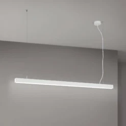 LED-Deckenleuchte Bounce, weiß, Länge 113 cm, CCT, Aluminium