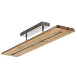 LED-Deckenleuchte Brad aus Holz