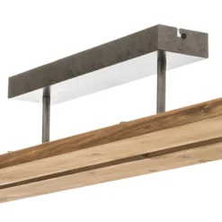 LED-Deckenleuchte Brad aus Holz