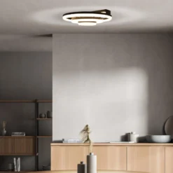LED-Deckenleuchte CCT, drei Ringe, Fernbedienung