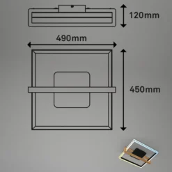 LED-Deckenleuchte 3768015 CCT mit Fernbedienung