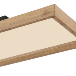 LED-Deckenleuchte Cinderella Holz CCT 80 x 20 cm