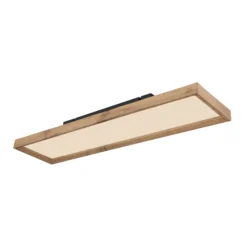 LED-Deckenleuchte Cinderella Holz CCT 80 x 20 cm