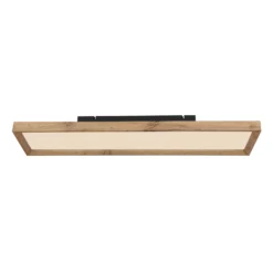 LED-Deckenleuchte Cinderella Holz CCT 80 x 20 cm