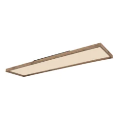 LED-Deckenleuchte Cinderella Holz CCT 120 x 30 cm