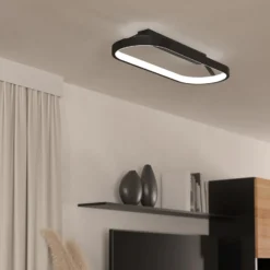 LED-Deckenleuchte Codriales in Schwarz