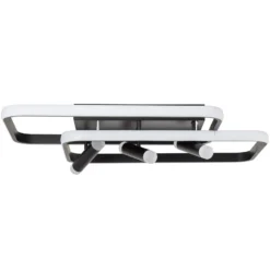 LED-Deckenleuchte Dalida, dreiflammig, Rechtecke