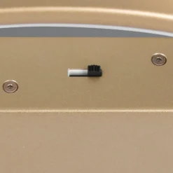 LED-Deckenleuchte Darvin, goldfarben, Metall, Kunststoff CCT