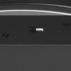 LED-Deckenleuchte Darvin, schwarz, Metall, Kunststoff, CCT