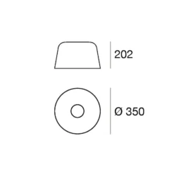 LED-Deckenleuchte Delfi_S, weiß, Ø 35 cm, Metall