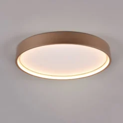 LED-Deckenleuchte Doha, CCT, kaffeefarben