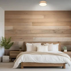 LED-Deckenleuchte Duck, taupe, Ø 30 cm, Textil, 3000K