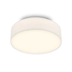 LED-Deckenleuchte Duck, weiß, Ø 30 cm, Textil, 3000K