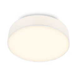 LED-Deckenleuchte Duck, weiß, Ø 38 cm, Textil, 3000K