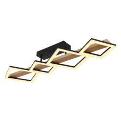 LED-Deckenleuchte Dustin, vierflammig