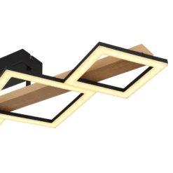 LED-Deckenleuchte Dustin, vierflammig