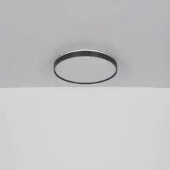 LED-Deckenleuchte Eclypse, anthrazit, Ø 48 cm, Acryl/Metall