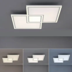 LED-Deckenleuchte Edging CCT, 67,5 x 67,5cm