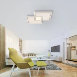 LED-Deckenleuchte Edging CCT, 67,5 x 67,5cm