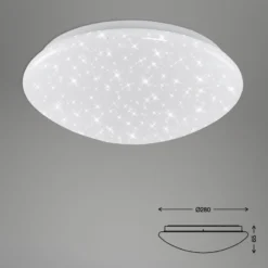 LED-Deckenleuchte Elipso Sternenhimmel IP44 4.000K