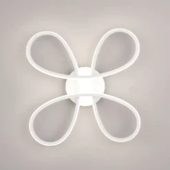 LED-Deckenleuchte Fly, weiß matt, 4.000 K, 40 cm x 40 cm