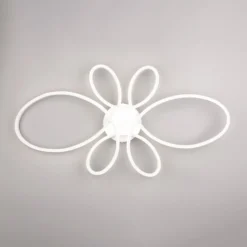 LED-Deckenleuchte Fly, weiß matt, 4.000 K, 83 cm x 45 cm