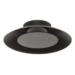 LED-Deckenleuchte Foskal in Schwarz, Ø 21,5 cm