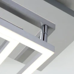 LED-Deckenleuchte Frame, 3.000 K, chrom