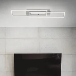 LED-Deckenleuchte Frame Mid, 3.000 K, aluminium