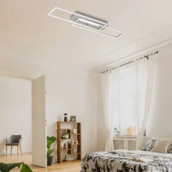 LED-Deckenleuchte Frame Mid, 3.000 K, aluminium