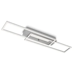 LED-Deckenleuchte Frame Mid, 3.000 K, aluminium