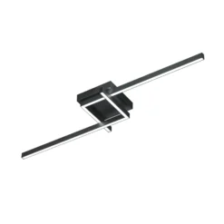LED-Deckenleuchte Frida, 112x30cm, schwarz