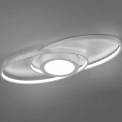 LED-Deckenleuchte Galaxy, dimmbar, titanfarben