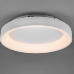 LED-Deckenleuchte Girona mit Fernbedienung, weiß