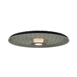 LED-Deckenleuchte 25177, grau/schwarz, Ø 45 cm, Metall