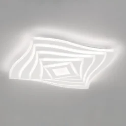 LED-Deckenleuchte HERO, weiß, 50 x 50 cm, Metall, CCT, RGB