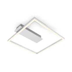 LED-Deckenleuchte 3771 in Rahmenform, alu