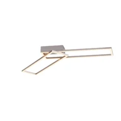 LED-Deckenleuchte Iven, dim, stahl, 92,4x22cm